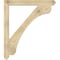Ekena Millwork Legacy Arts & Crafts Rough Sawn Bracket, Douglas Fir, 4"W x 42"D x 48"H BKT04X42X48LEC03RDF - alternate 2